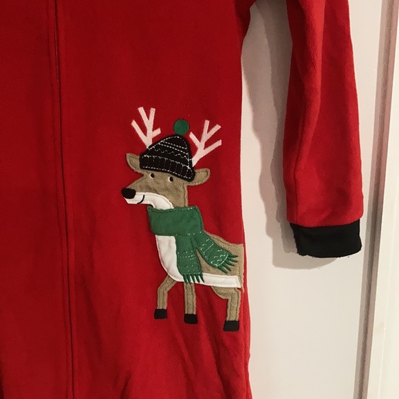 Carter’s Christmas Reindeer Fleece onesie - Picture 2 of 5